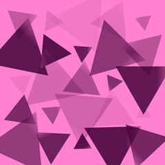 Abstract pink and purple triangles background, modern graphic design, geometric shapes, vector illustration
