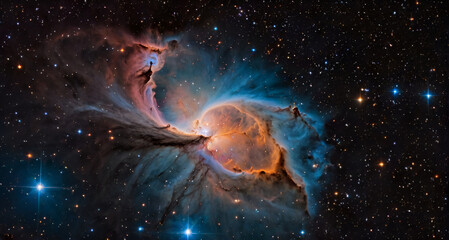 nebula in deep space