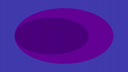 Abstract purple oval shape on a blue background