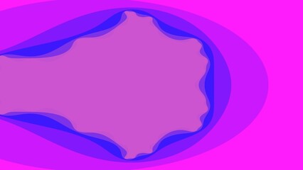 Abstract form, layered colors