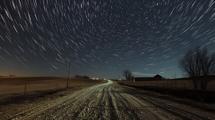 Perseid meteor shower, with countless shooting stars streaking across the summer sky