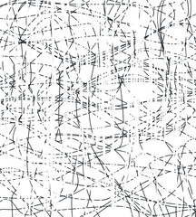 Line texture with the effect of a worn surface or jagged mass.