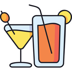 Cocktail Sticker
