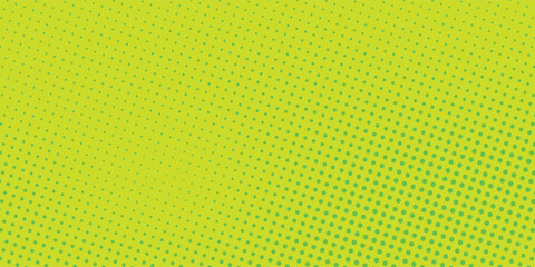 Dots halftone yellow green color pattern gradient texture background. vector ilustration