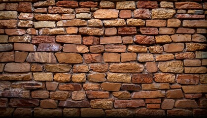 Obraz premium Old weathered brick wall background