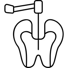 Tooth Canal Cleaning Icon