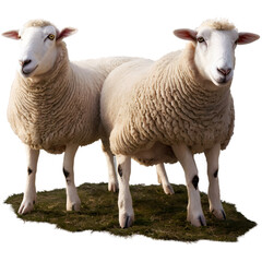 Obraz premium sheep isolated on white