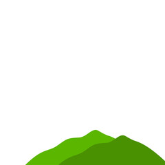 Obraz premium Green Mountain Illustration