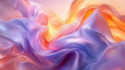 Obraz premium Abstract Flowing Fabric (1)