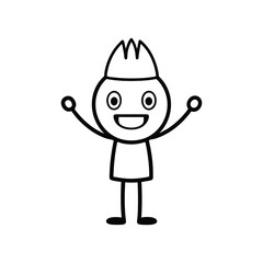  a friendly paintbrush character.