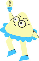 Shape Character Illustration