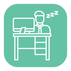 Sleepy Worker Icon