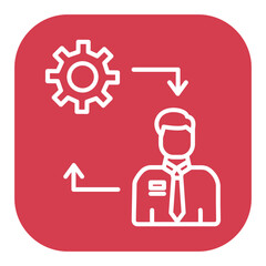 Machine to Person Icon