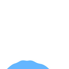 Obraz premium Blue Mountain Illustration