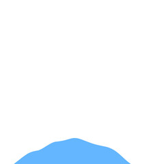 Obraz premium Blue Mountain Illustration