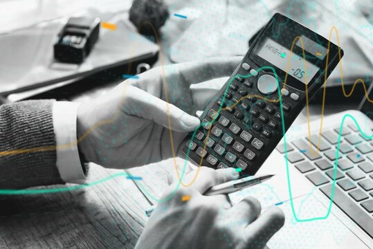 Caucasian businessman in the office shoot