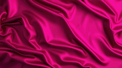 Obraz premium Dark magenta purple silk satin. Soft folds on a shiny fabric. Luxury background with space for design. Banner. Wide. Long. Panoramic. Christmas, Valentine. Flat lay, top view table. Template.