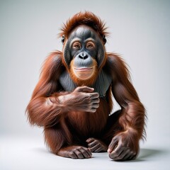Wildlife Intrigue: An Orangutan