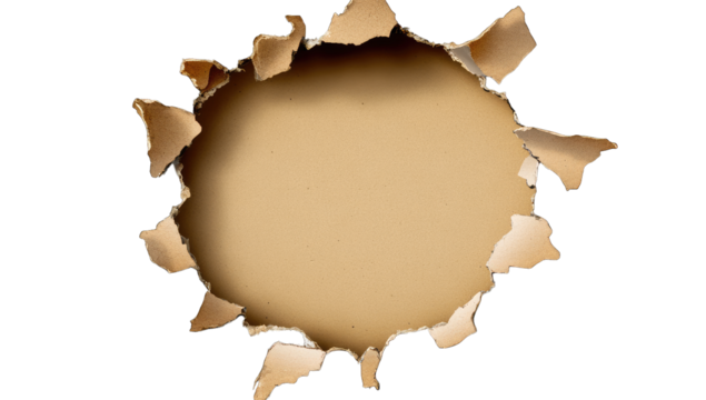 a torn piece of paper revealing a blank space behind it creating - Powered by Adobe