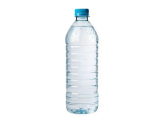High-quality water bottle PNG cutout on a transparent background, isolated on white, perfect for product listings, e-commerce, and digital marketing