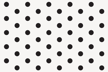 Black & white polka dots background