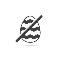 Vector Isolated No Easter Egg Icon