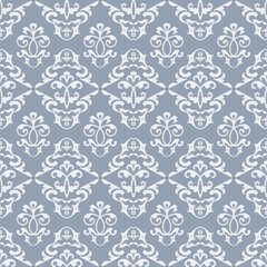 Aesthetic decorative floral seamless pattern