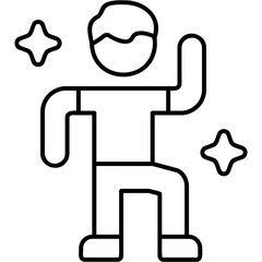 Obraz premium Dancing Icon