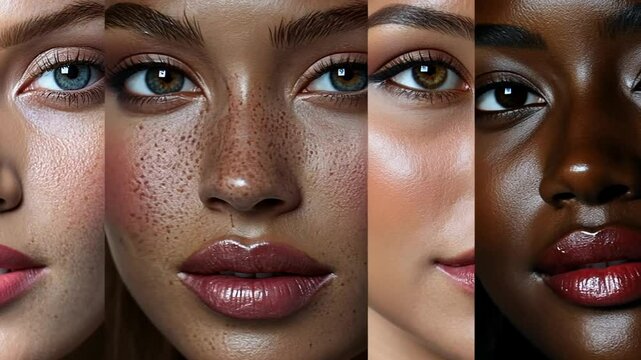 Women Looking Around in a Natural Setting During a Sunny Day Generative AI