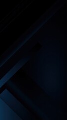 Obraz premium Black blue abstract modern background for design. Dark. Geometric shape. 3d effect. Diagonal lines, stripes. Triangles. Gradient. Light, glow. Metallic sheen. Minimal. Web banner. Wide. Panoramic.