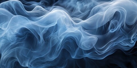 Obraz premium Abstract representations of clouds or smoke, illustrated with soft, flowing lines. 