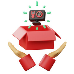 3D STREAMING ELEMENT RENDERED ILLUSTRATION