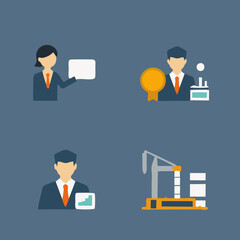 Corporate Communication & Engineering Icons