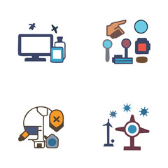 Corporate Communication & Engineering Icons