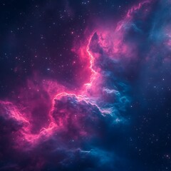 Cosmic nebulae swirls, space exploration