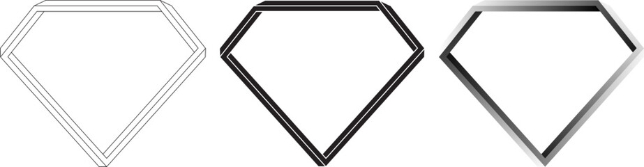 optical illusion superhero shield set © Kuning