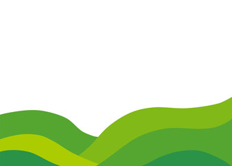 Abstract background with wave effect. Background vector Illustration. Colourful gradients. Green and white colour. Slide template advertising, marketing, presentation.
