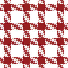 Modern Rich White Seamless Tartan Textile Design Variant 2223