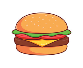 burger illustration