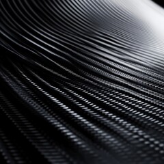 A striking black and white background featuring an intricate wavy pattern that flows gracefully across the surface, creating a dynamic visual effect that captivates the eye.