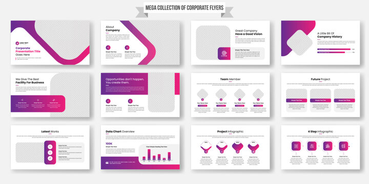 Modern infographic design template with web and business elements
