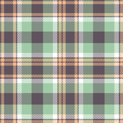 Modern Neon Slate Grey Seamless Tartan Textile Design
