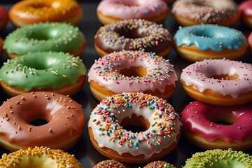 doughnuts with sprinkles