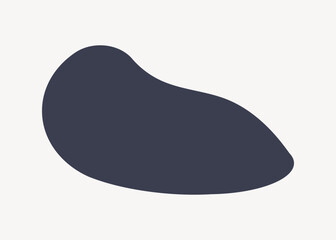 Blue corner shape collage element vector