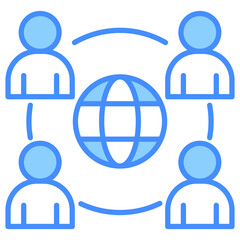 Global Collaboration Icon