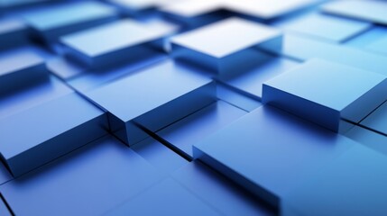 Abstract blue geometric shapes on a clean background, embodying modern minimalism and professional elegance.
