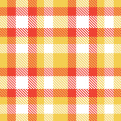 Modern Cool Maize Seamless Tartan Textile Design