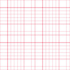 Modern Seamless Tartan in Rich Warm Pink tones Textile Design