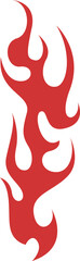 Fire Flame Tattoo Vector Element Set