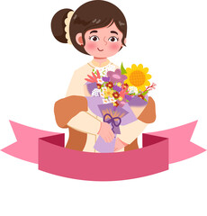 Kartini Days Indonesian women wearing various styles of traditional Kebaya dresses, showcasing the diversity of Indonesian culture and fashion. Ideal for illustrating Indonesian culture, women's empo